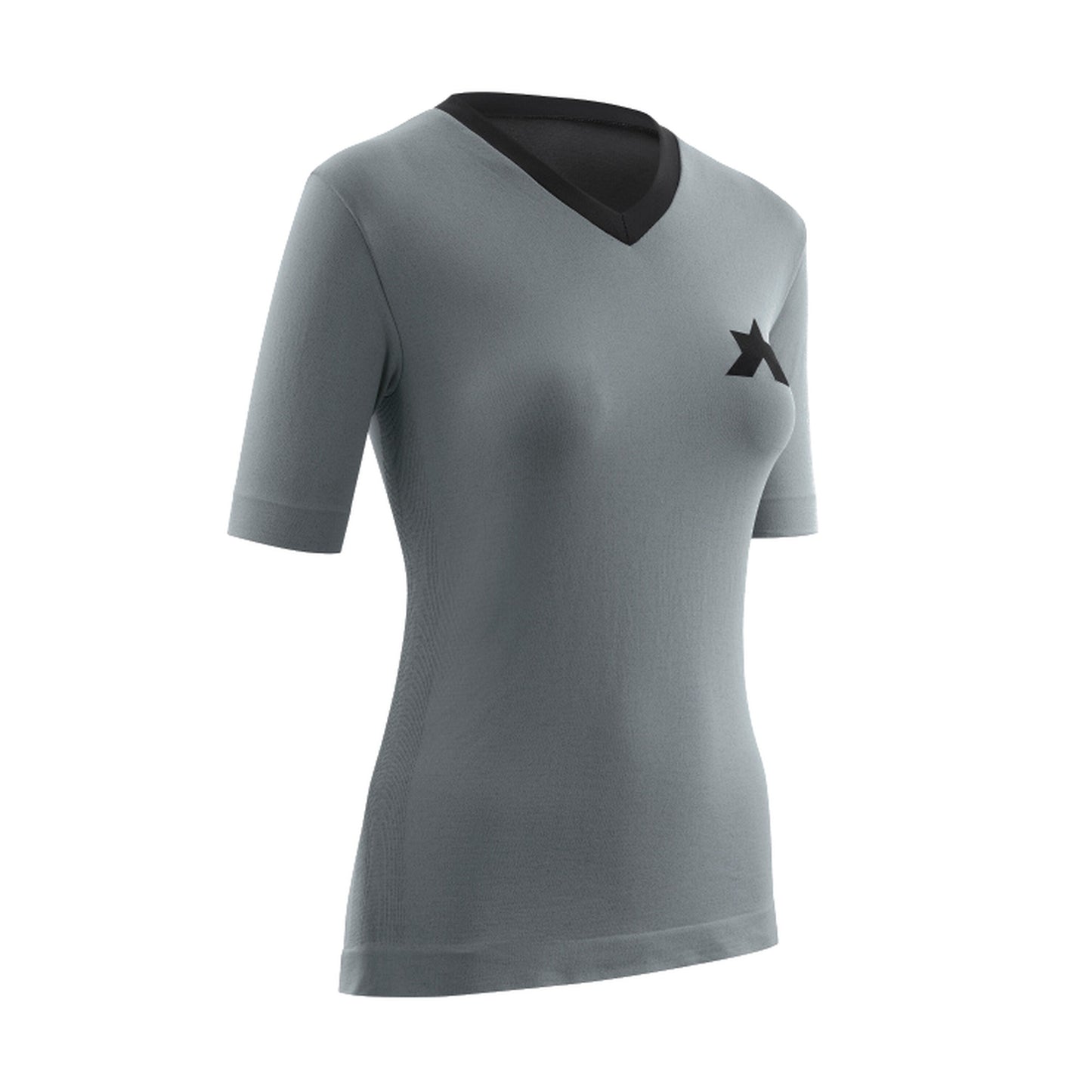 ASSOS TACTICA TECH T5 Kurzarm-Trikot für Damen, grau