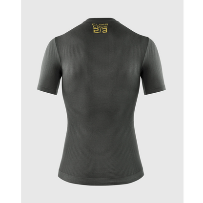 Unterwäsche ASSOS SPRING FALL P1 Kurzarm Grau