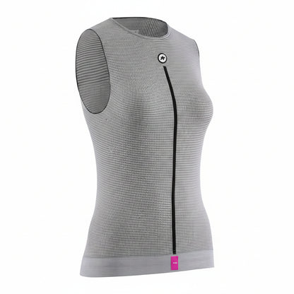Unterhemd ASSOS NS SKIN LAYER P1 Ärmellos Damen Grau