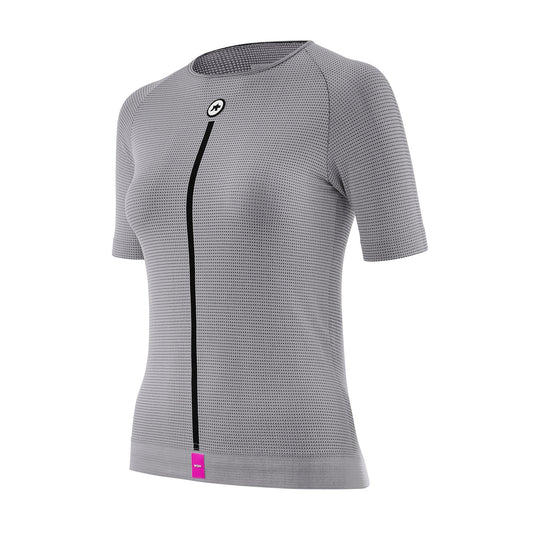 Unterwäsche ASSOS NS SKIN LAYER P1 Kurzarm Women Grau