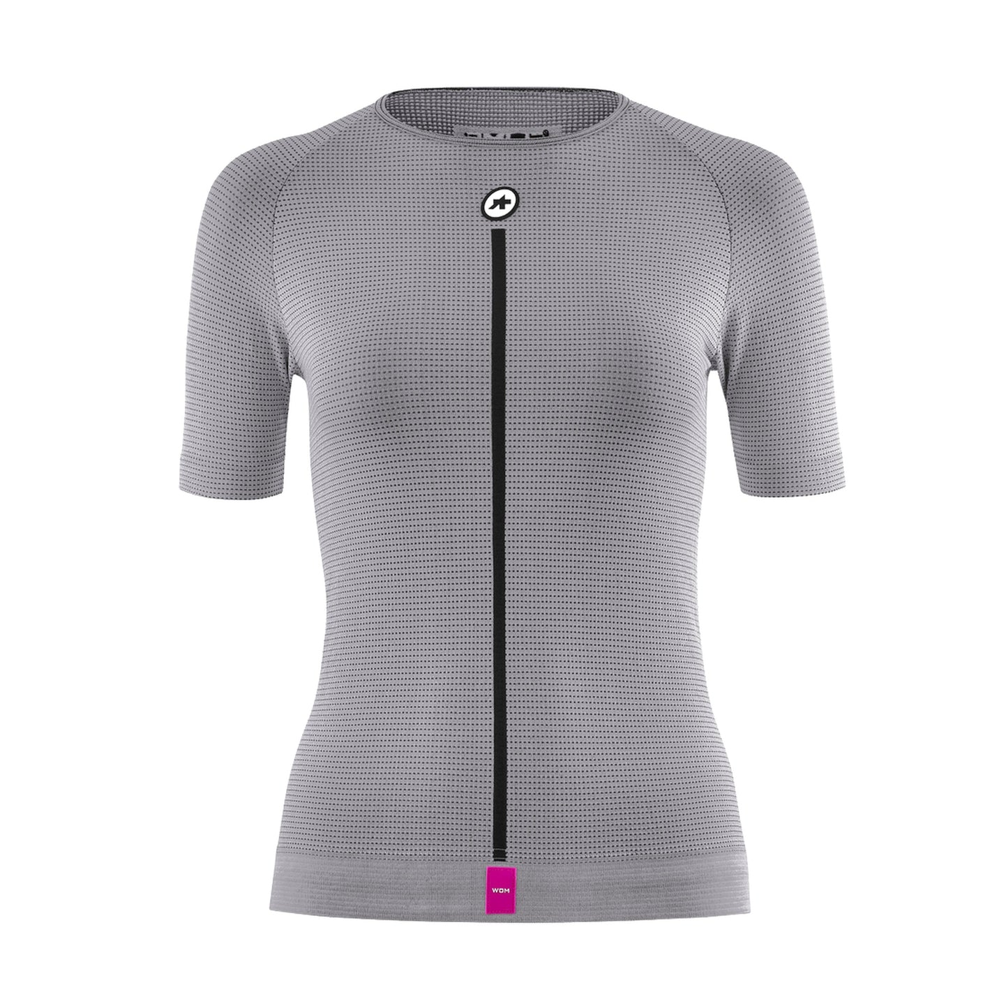 ASSOS NS SKIN LAYER P1 Kurzarm-Unterhemd für Damen, grau