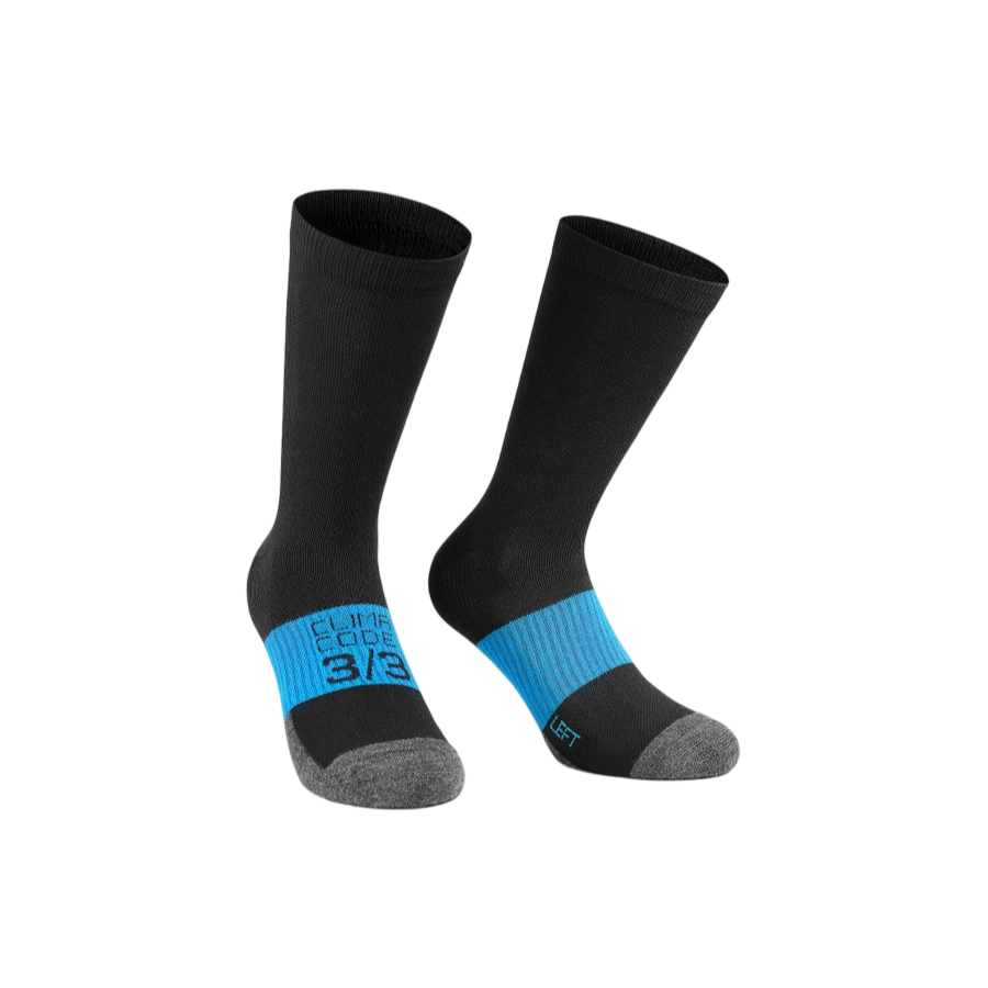 ASSOS WINTER EVO Socken Schwarz