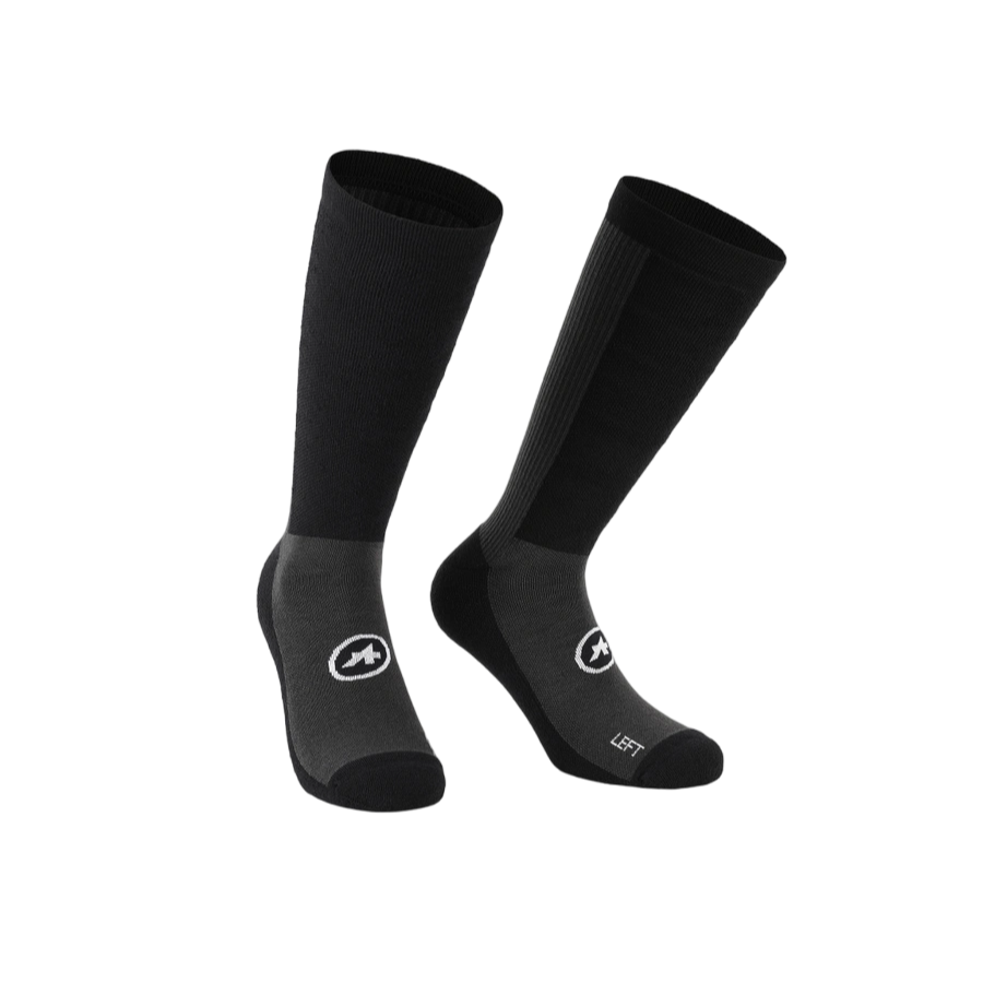 Socken ASSOS TRAIL WINTER T3 Schwarz