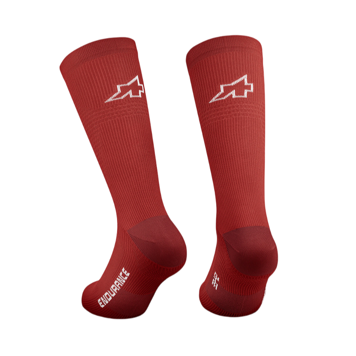 ASSOS ENDURANCE S11 Socken Rot