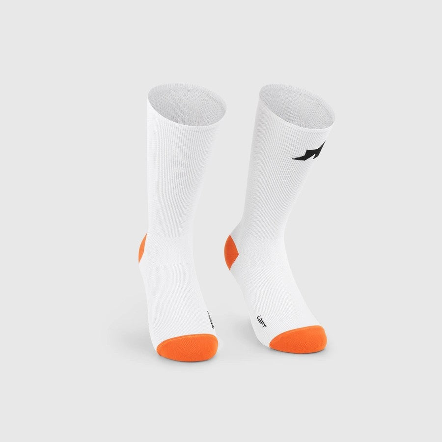 ASSOS RSR S11 Socken Weiß
