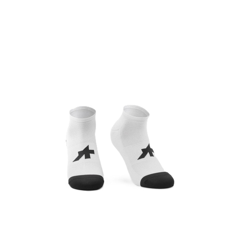 ASSOS ENDURANCE LOW S11 Socken Weiß