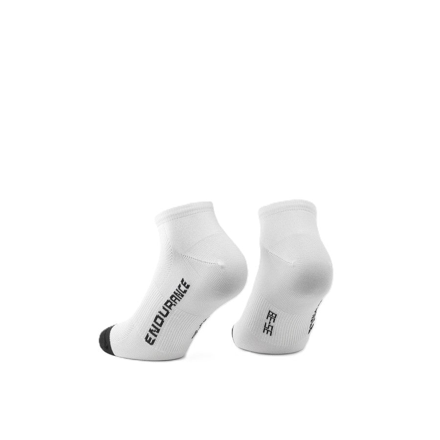 ASSOS ENDURANCE LOW S11 Socken Weiß