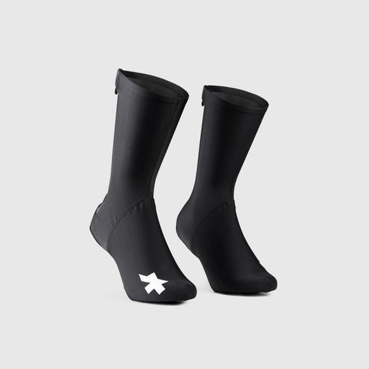 Überziehschuhe ASSOS RS SPRING FALL RAIN P1 Schwarz