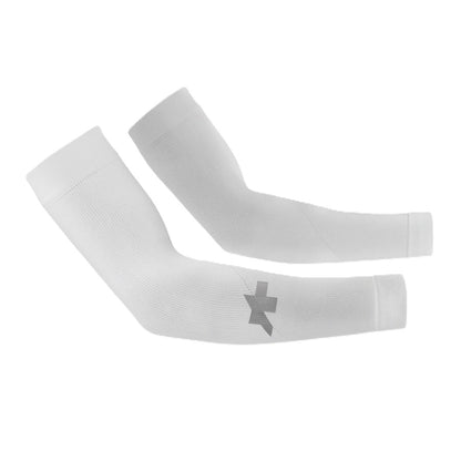 Armstulpen ASSOS SUMMER ARM UV PROTECTOR P1 Weiß