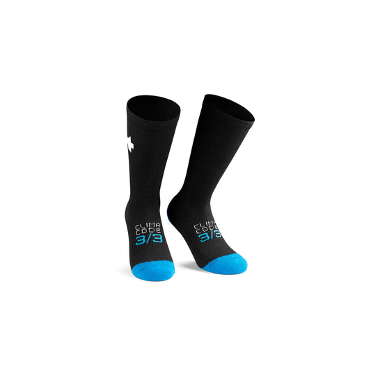 ASSOS ULTRAZ WINTER Socken, Schwarz