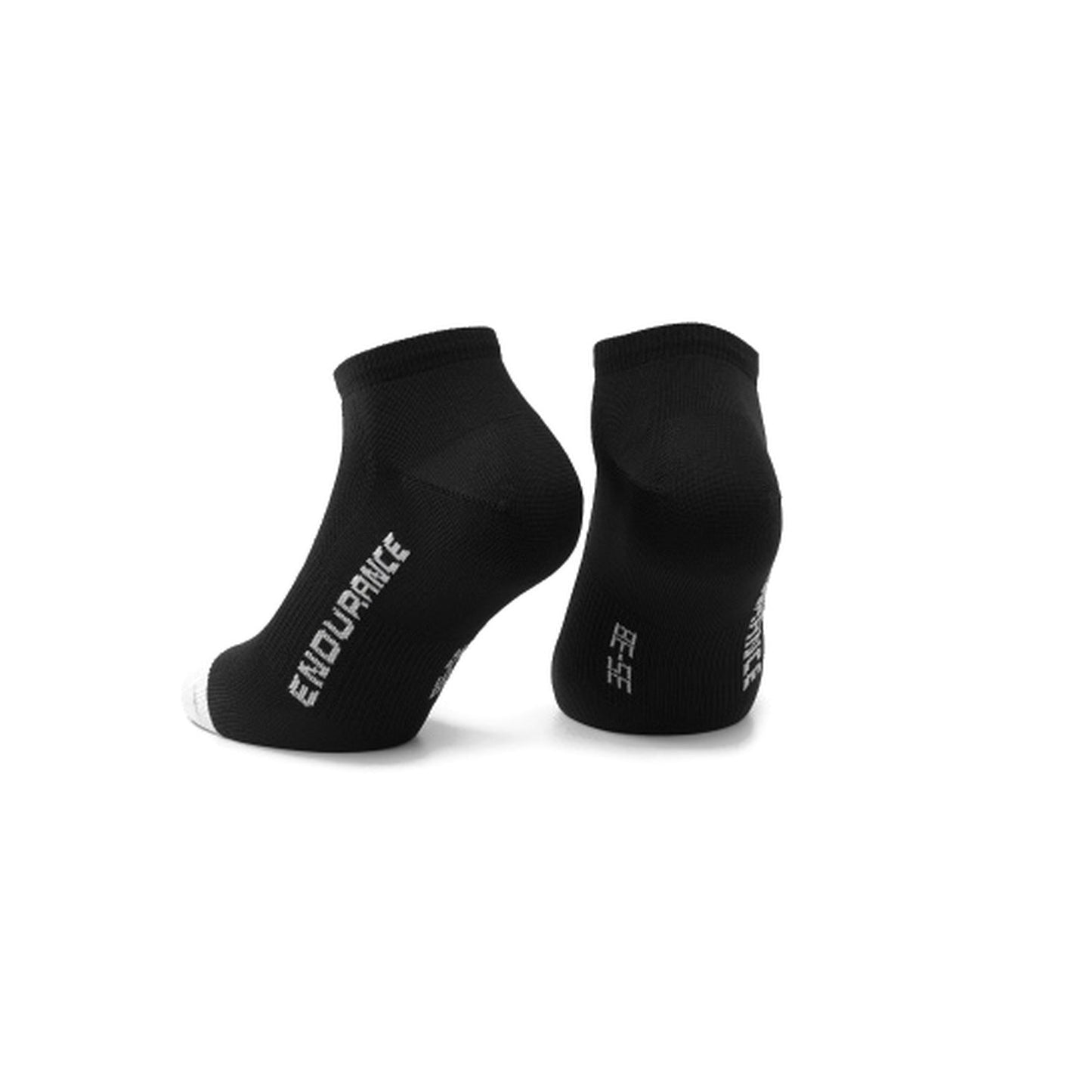 ASSOS RS SUPERLEGER LOW Socken, Schwarz