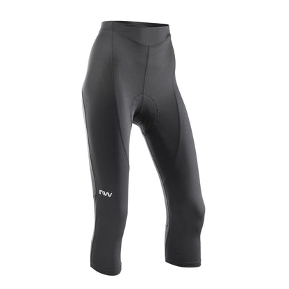3/4-Radhose NORTWAVE ACTIVE Damen Schwarz