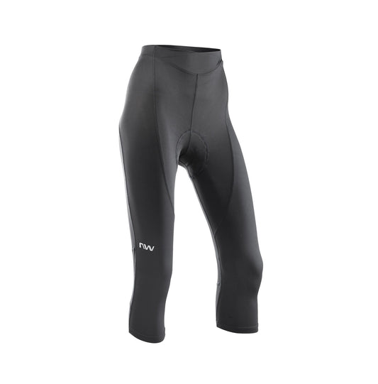 NORTWAVE ACTIVE Damen 3/4 Radhose Schwarz