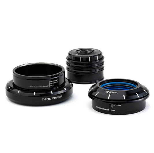 Steuersatz CANE CREEK 110 Ceramic Tapered , 1 1/8"-1.5", ZS44/28.6/H8 | EC44/40/H12, black/silver