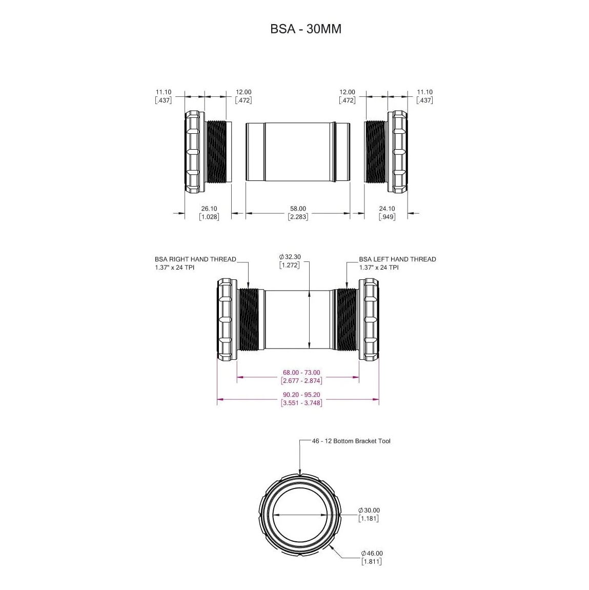 WOLFTOOTH BSA 30mm Raw Silver Pedalboard