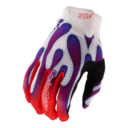 Handschuhe TROY LEE DESIGNS AIR OVERSPRAY Junior Weiß/Violett