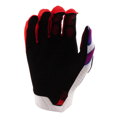 Handschuhe TROY LEE DESIGNS AIR OVERSPRAY Weiß/Violett