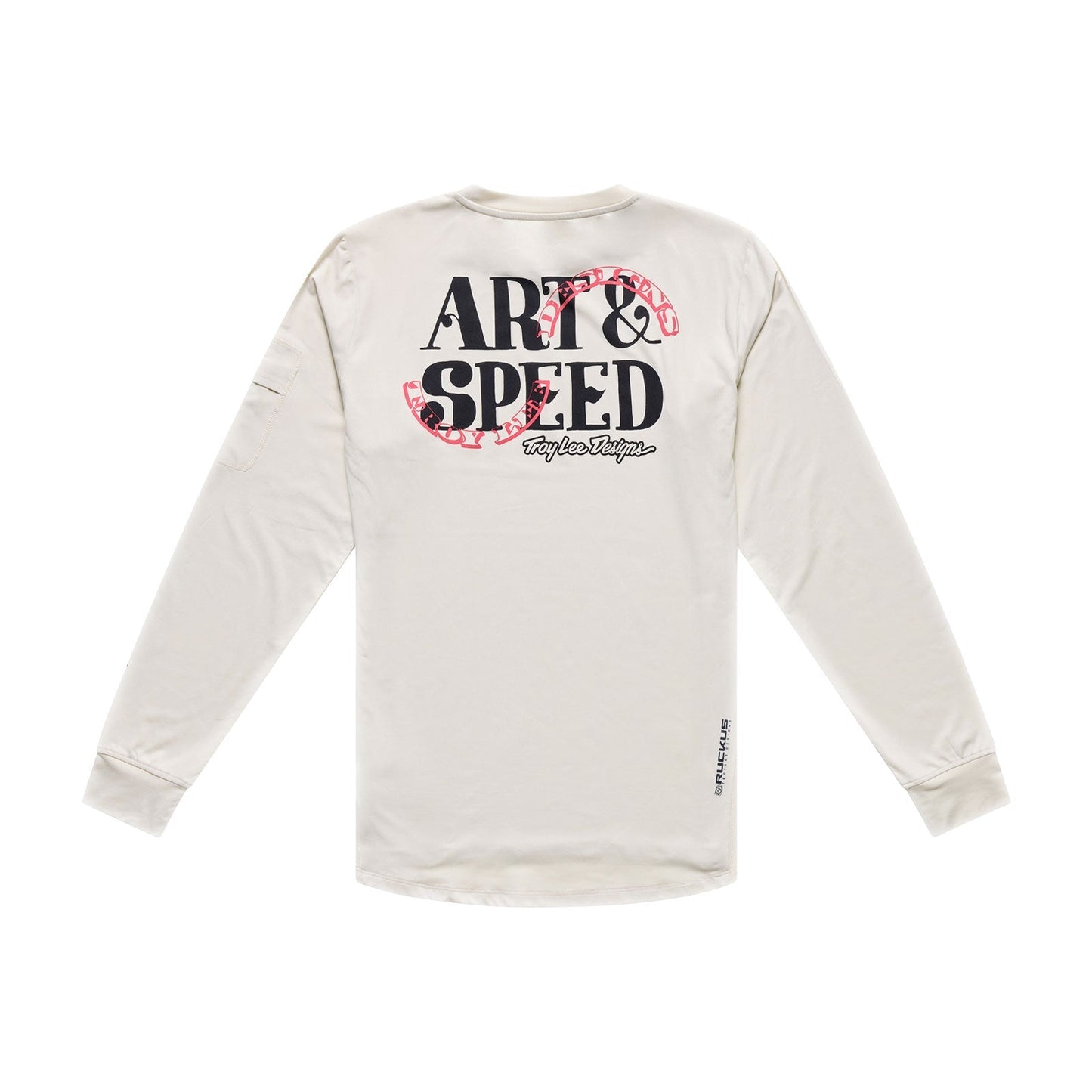 TROY LEE DESIGNS RUCKUS RIDE ART ET SPEED Trikot Langarm Pumice