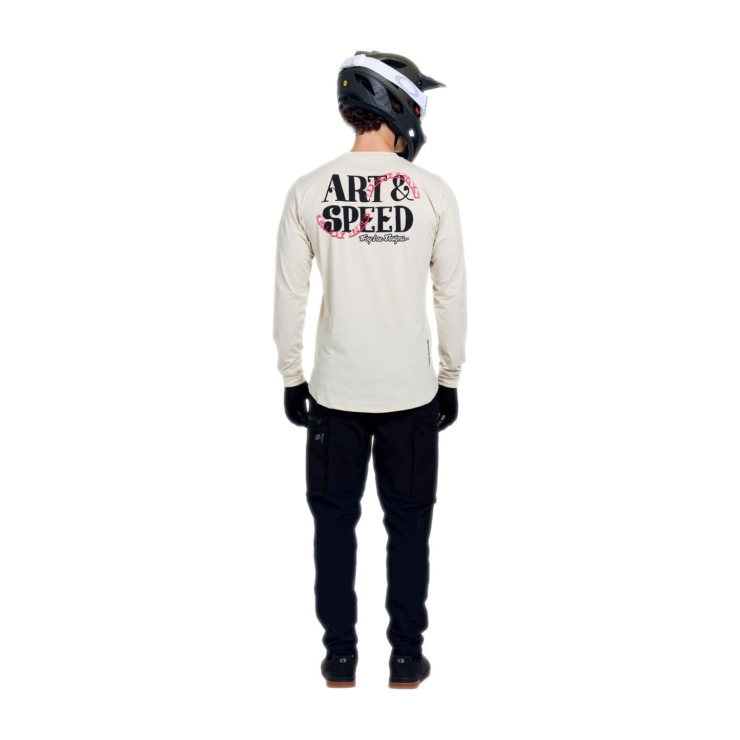 TROY LEE DESIGNS RUCKUS RIDE ART ET SPEED Trikot Langarm Pumice