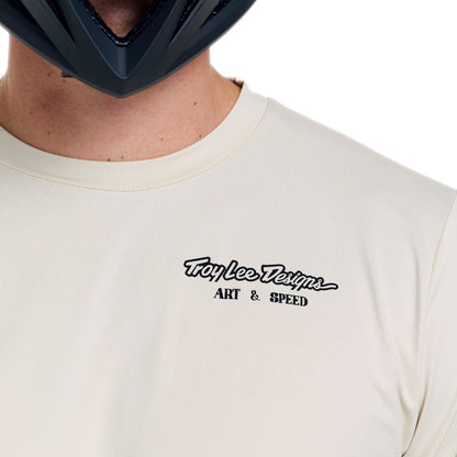 Trikot TROY LEE DESIGNS RUCKUS RIDE ART ET SPEED Lange Ärmel Pumice