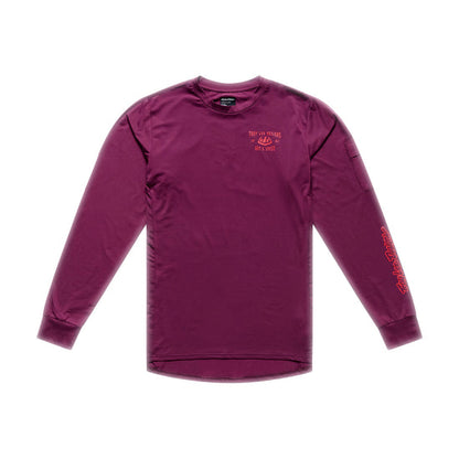 Trikot TROY LEE DESIGNS RUCKUS RIDE LOCKDOWN Langarm Sangria