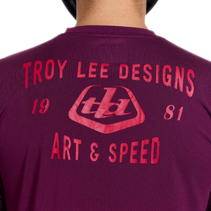 Trikot TROY LEE DESIGNS RUCKUS RIDE LOCKDOWN Langarm Sangria