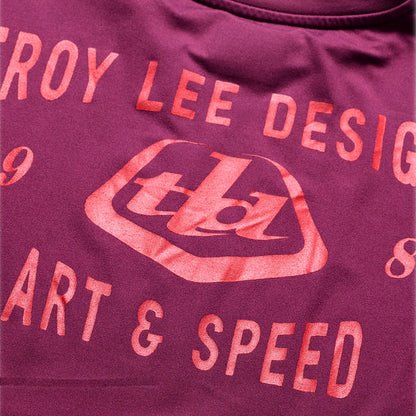 Trikot TROY LEE DESIGNS RUCKUS RIDE LOCKDOWN Langarm Sangria