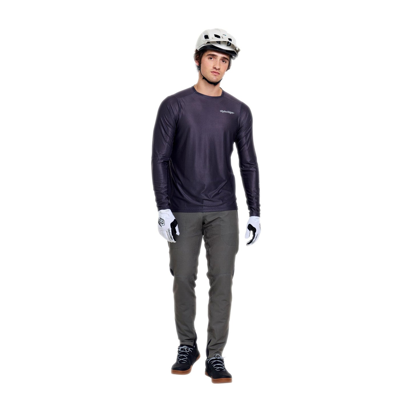 TROY LEE DESIGNS SKYLINE PRO AIR MONO Trikot Langarm Carbon