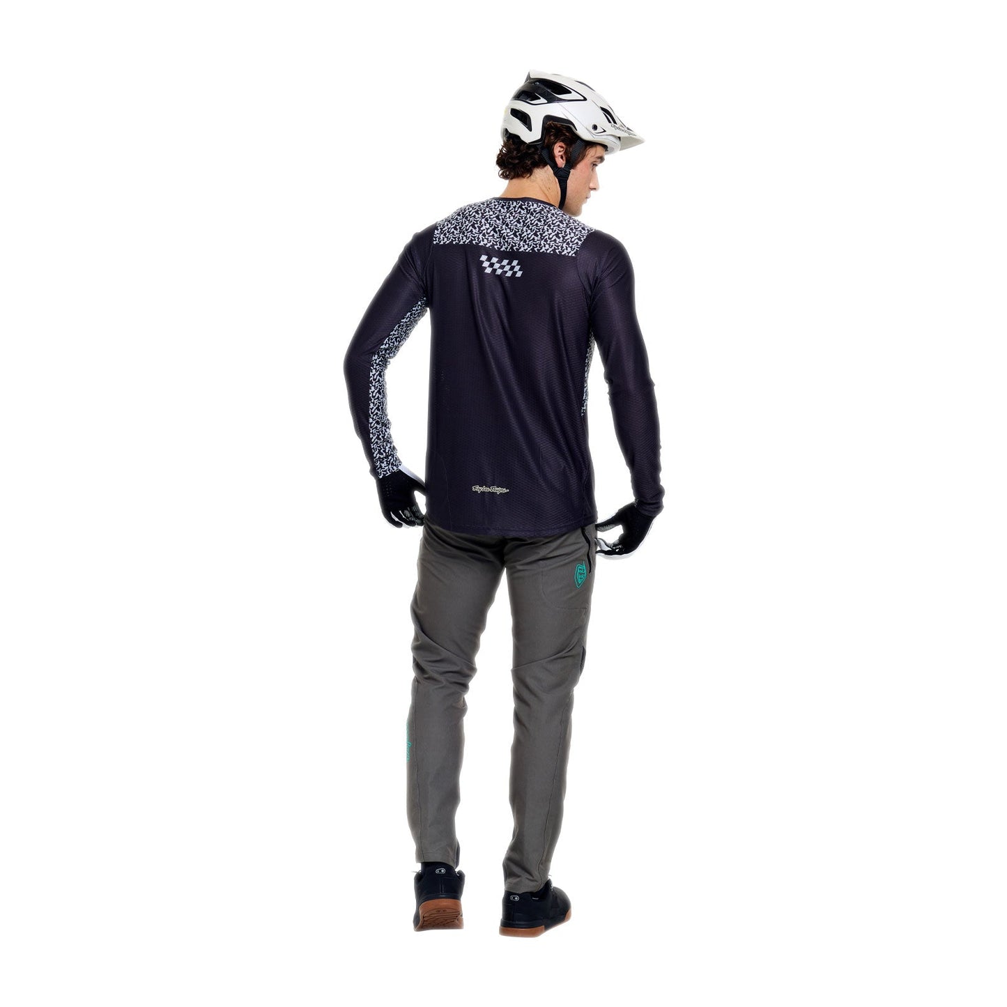 TROY LEE DESIGNS SKYLINE PRO AIR RIDGELINE Trikot Langarm Carbon