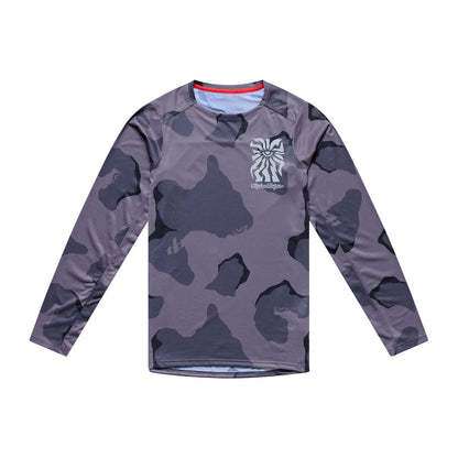 Trikot TROY LEE DESIGNS SKYLINE PRO FLOW CAMO Langarm Carbon