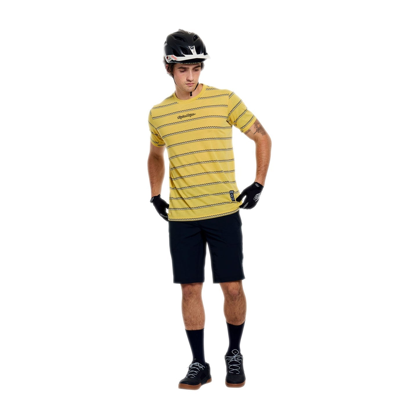 TROY LEE DESIGNS SKYLINE FAKIE RIDE Trikot Kurzarm Gelb