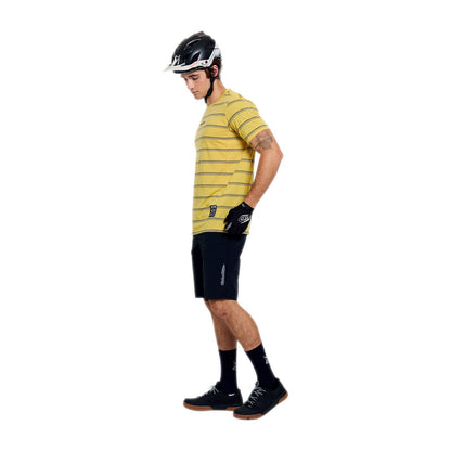 Trikot TROY LEE DESIGNS SKYLINE FAKIE RIDE Kurzarm Gelb