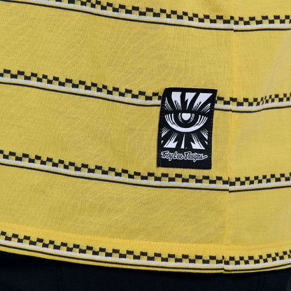 Trikot TROY LEE DESIGNS SKYLINE FAKIE RIDE Kurzarm Gelb