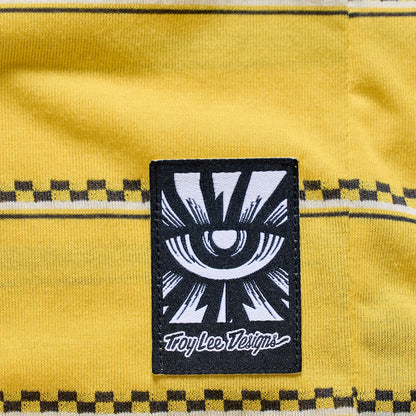 Trikot TROY LEE DESIGNS SKYLINE FAKIE RIDE Kurzarm Gelb