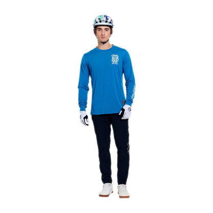 Trikot TROY LEE DESIGNS SKYLINE RIDE ONE EYE AERO Langarm Blau