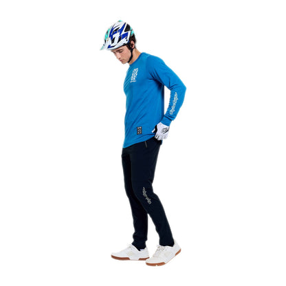 Trikot TROY LEE DESIGNS SKYLINE RIDE ONE EYE AERO Langarm Blau