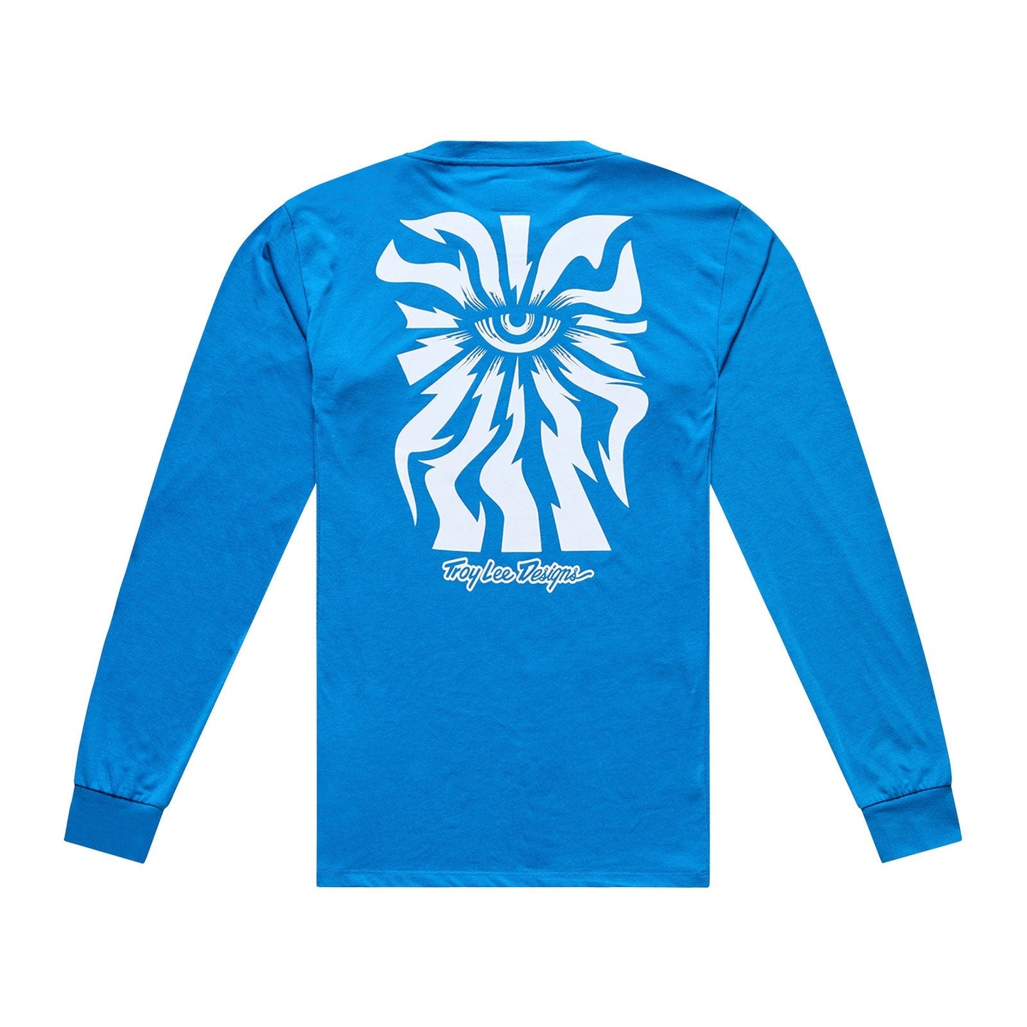 TROY LEE DESIGNS SKYLINE RIDE ONE EYE AERO Langarm Trikot Blau