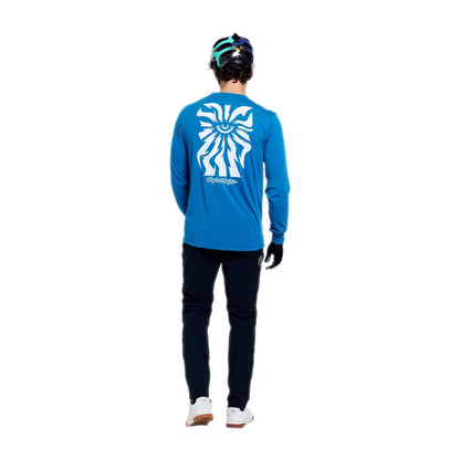 Trikot TROY LEE DESIGNS SKYLINE RIDE ONE EYE AERO Langarm Blau