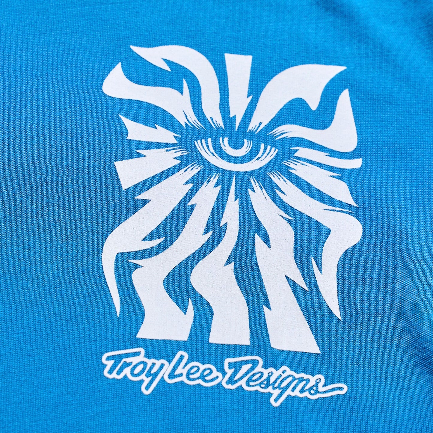 TROY LEE DESIGNS SKYLINE RIDE ONE EYE AERO Langarm Trikot Blau