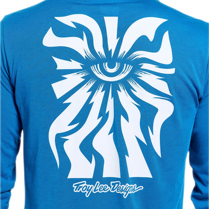 Trikot TROY LEE DESIGNS SKYLINE RIDE ONE EYE AERO Langarm Blau