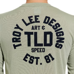 TROY LEE DESIGNSSKYLINE RIDE STAMPS Trikot Langarm Sage