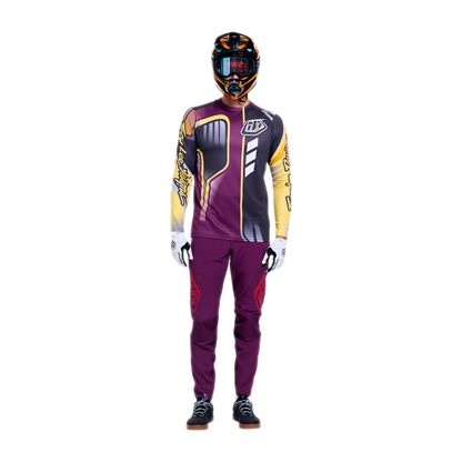 Trikot TROY LEE DESIGNS SPRINT PRO LOWRIDER Lange Ärmel Sangria