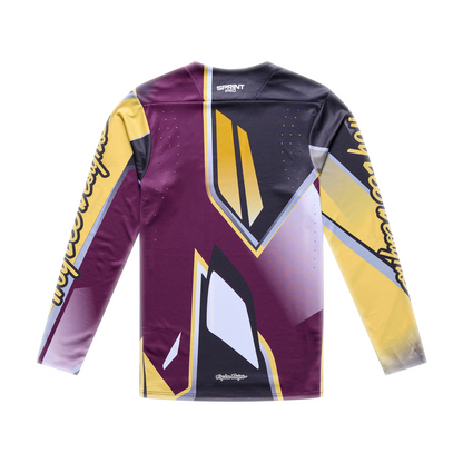 Trikot TROY LEE DESIGNS SPRINT PRO LOWRIDER Lange Ärmel Sangria