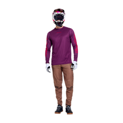 Trikot TROY LEE DESIGNS SPRINT PRO MONO Langarm Sangria