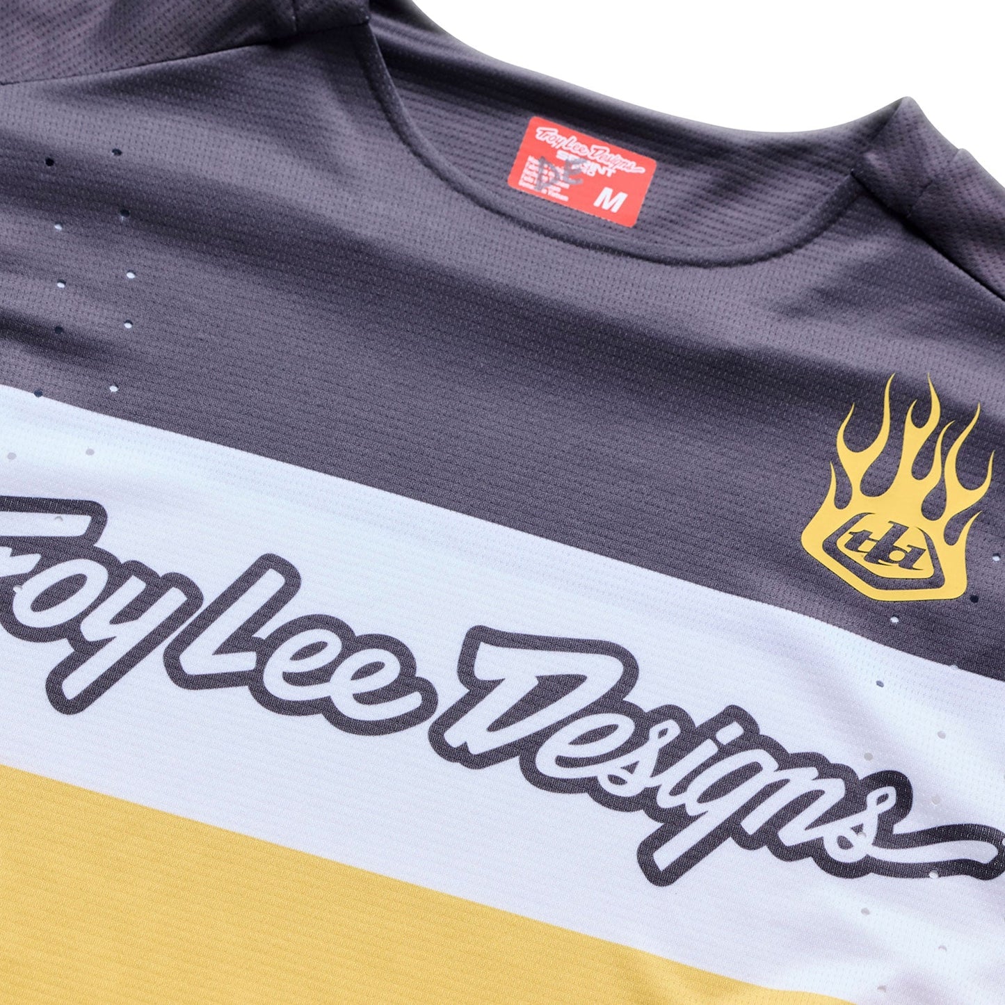 TROY LEE DESIGNS SPRINT PRO YO MOTO Trikot Langarm Schwarz/Gelb
