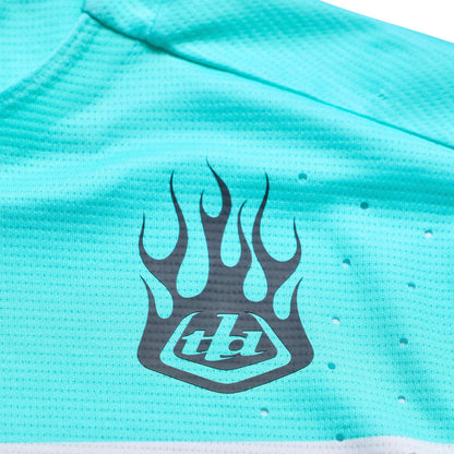 Trikot TROY LEE DESIGNS SPRINT PRO YO MOTO Langarm Schwarz/Blau