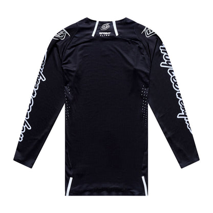 Trikot TROY LEE DESIGNS SPRINT ULTRA MONO Langarm Schwarz
