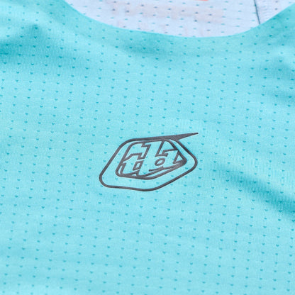 Trikot TROY LEE DESIGNS SPRINT ULTRA MONO Langarm Türkis