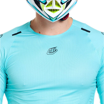 Trikot TROY LEE DESIGNS SPRINT ULTRA MONO Langarm Türkis