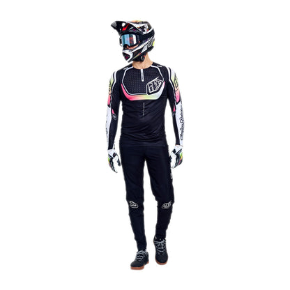 Trikot TROY LEE DESIGNS SPRINT ULTRA PROTON Lange Ärmel Schwarz